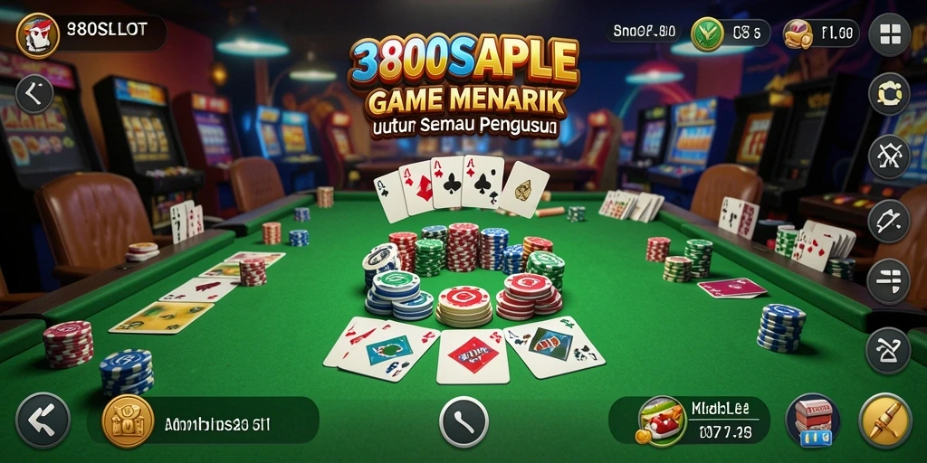Gameplay seru Gaple di 380SLOT dengan teman-teman.