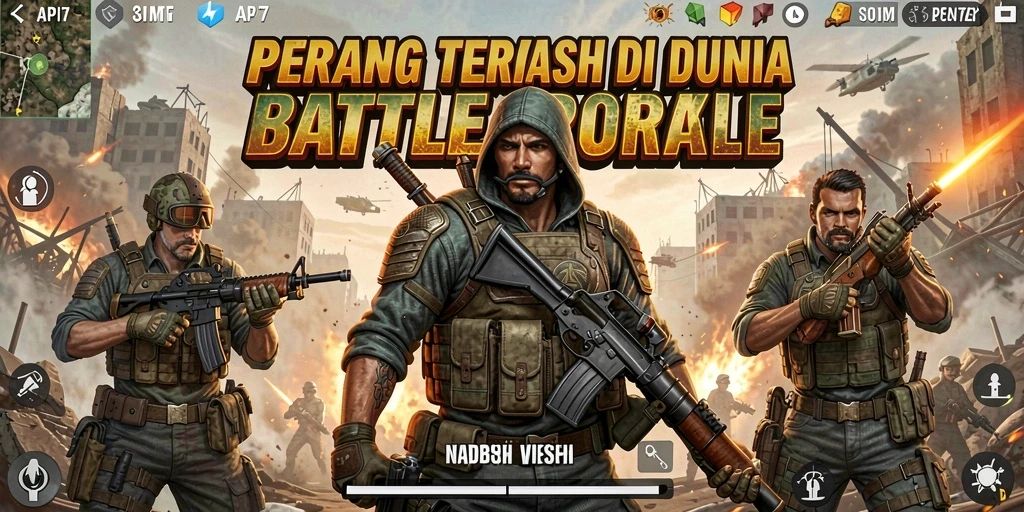 Aksi seru dalam game Battle Royale API77 dengan grafis yang menakjubkan.