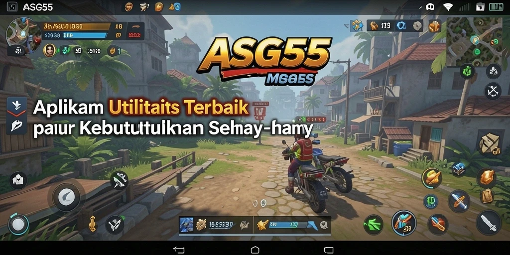 Tampilan antarmuka pengguna ASG55 yang sederhana dan intuitif.