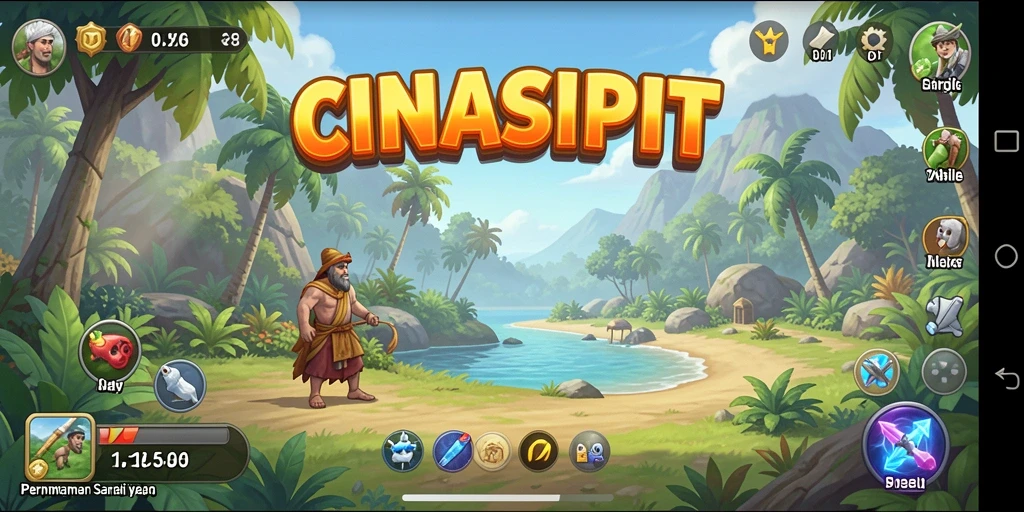 Tampilan seru dari gameplay CINASIPIT yang menghibur.