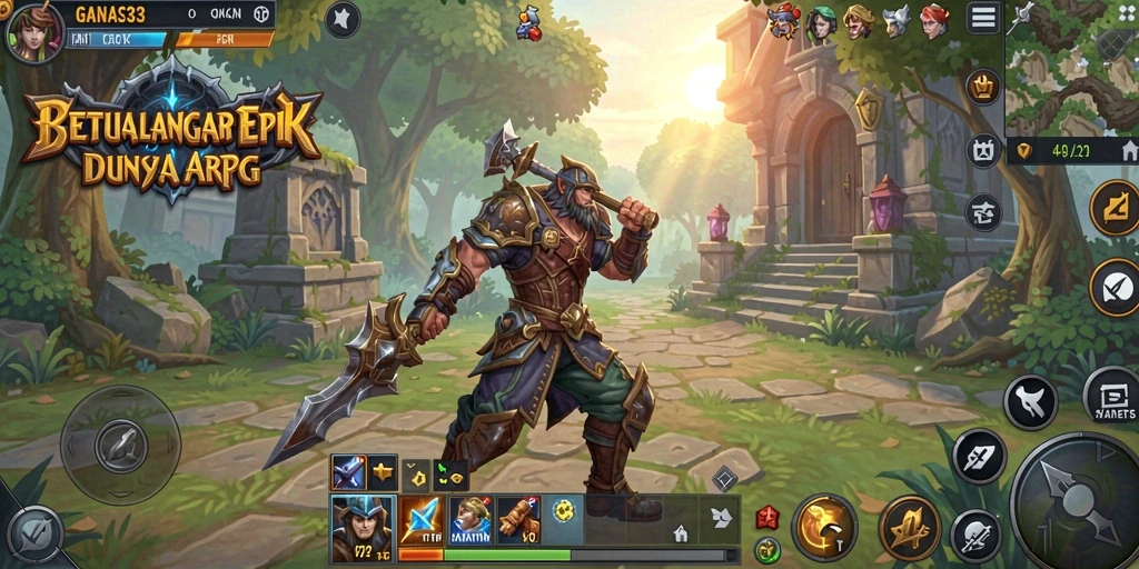 Tampilan gameplay menarik dan dinamis di <strong>GANAS33</strong>.