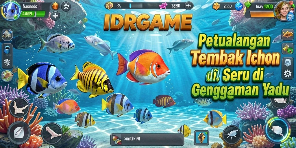Gameplay seru Tembak Ikan dengan grafis menarik.