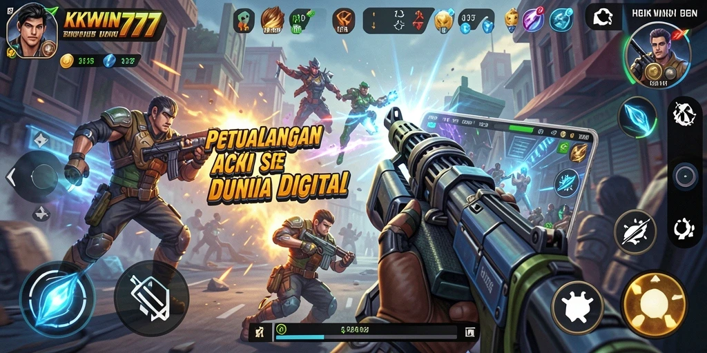 Screenshot KKWIN777 menampilkan aksi seru dalam pertempuran multiplayer.