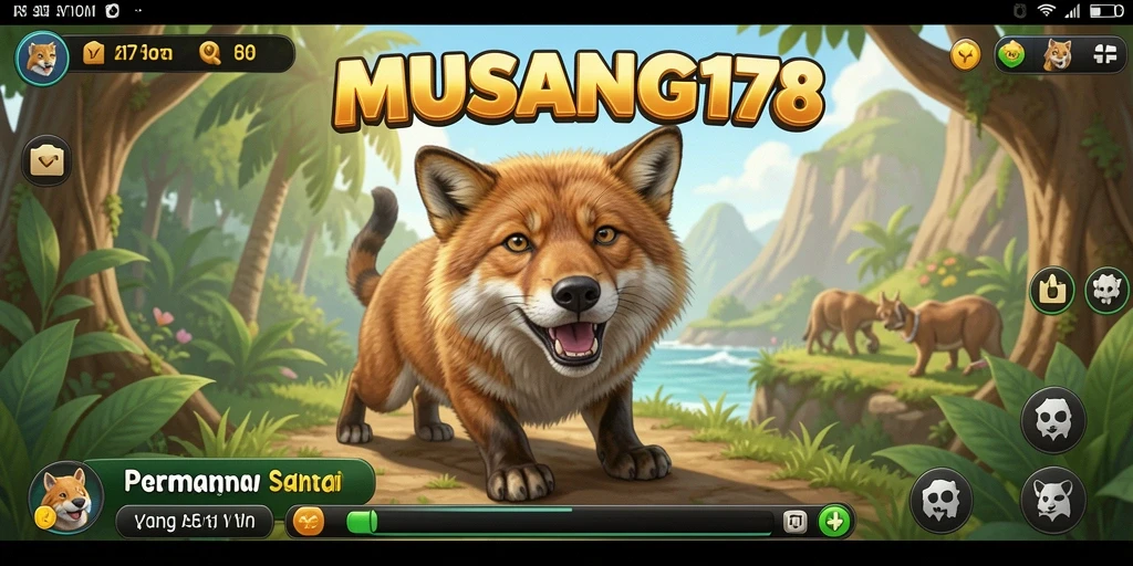 Screenshot gameplay MUSANG178 menampilkan momen seru saat bermain.