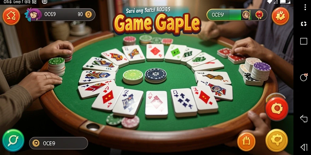 Tampilan gameplay seru dalam OCE69 dengan teman-teman.