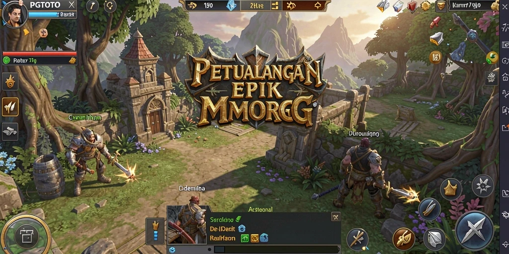 Tampilan gameplay PGTOTO yang mendalam dan mendebarkan dalam dunia MMORPG.