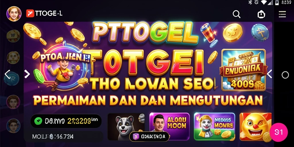 Screenshot gameplay PTTOGEL menunjukkan keseruan bermain slot.