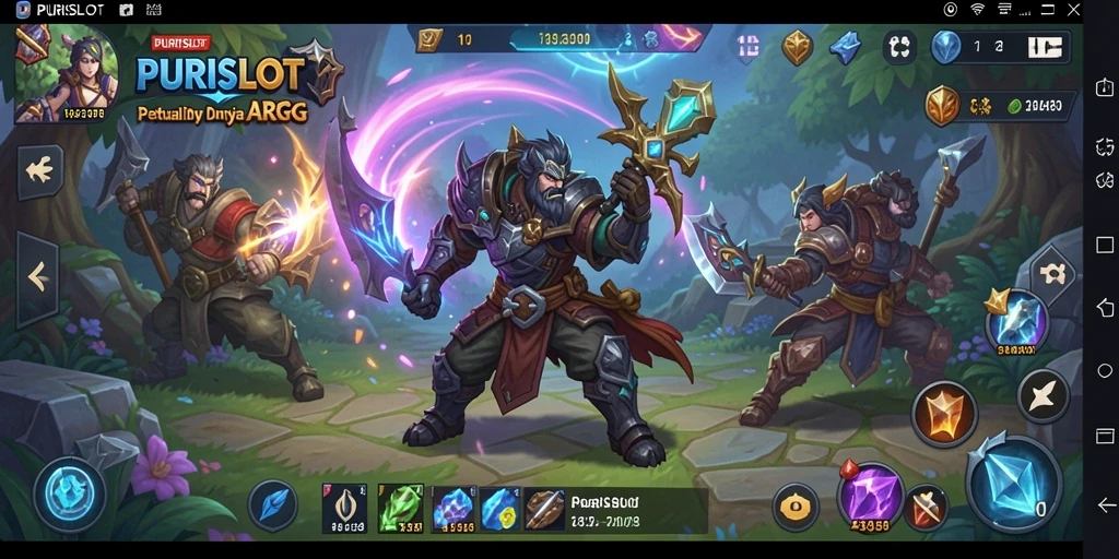 Gambaran gameplay seru dari PURISLOT saat berpetualang di dunia ARPG.
