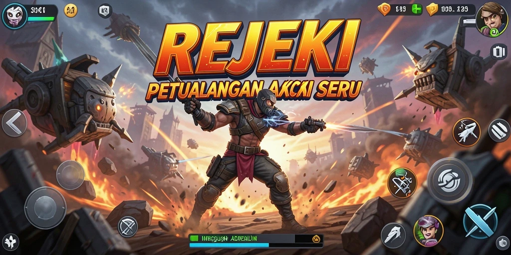Gameplay intens dari REJEKI dengan aksi seru dan grafis memukau.