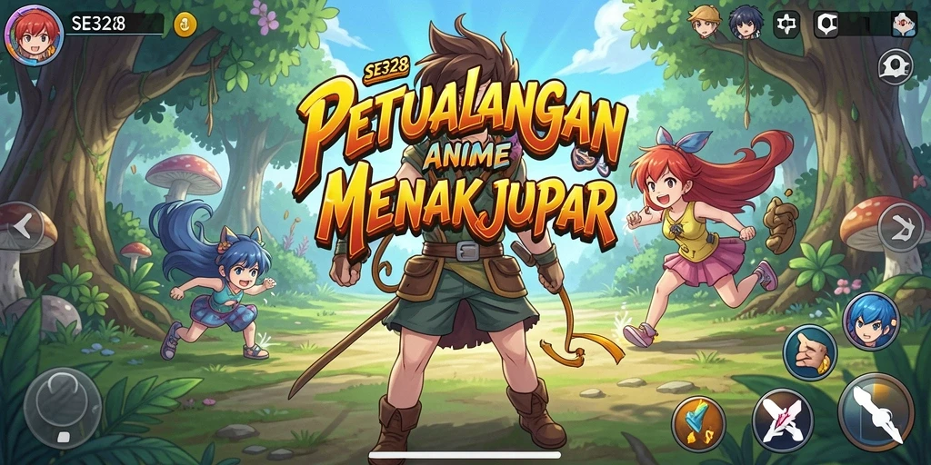 Tampilan gameplay SE328 yang memukau dengan karakter Anime beraksi.