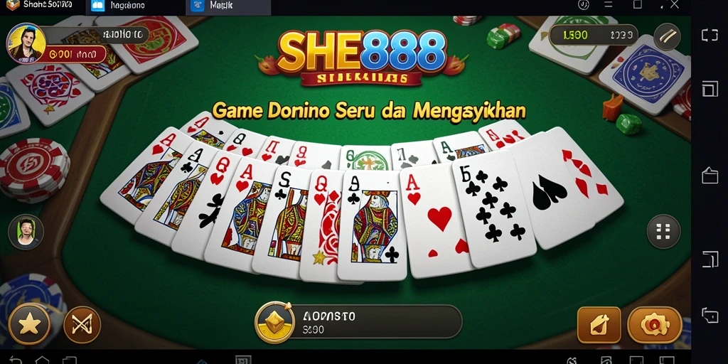 Tampilan gameplay seru dan interaktif dalam SHE888.